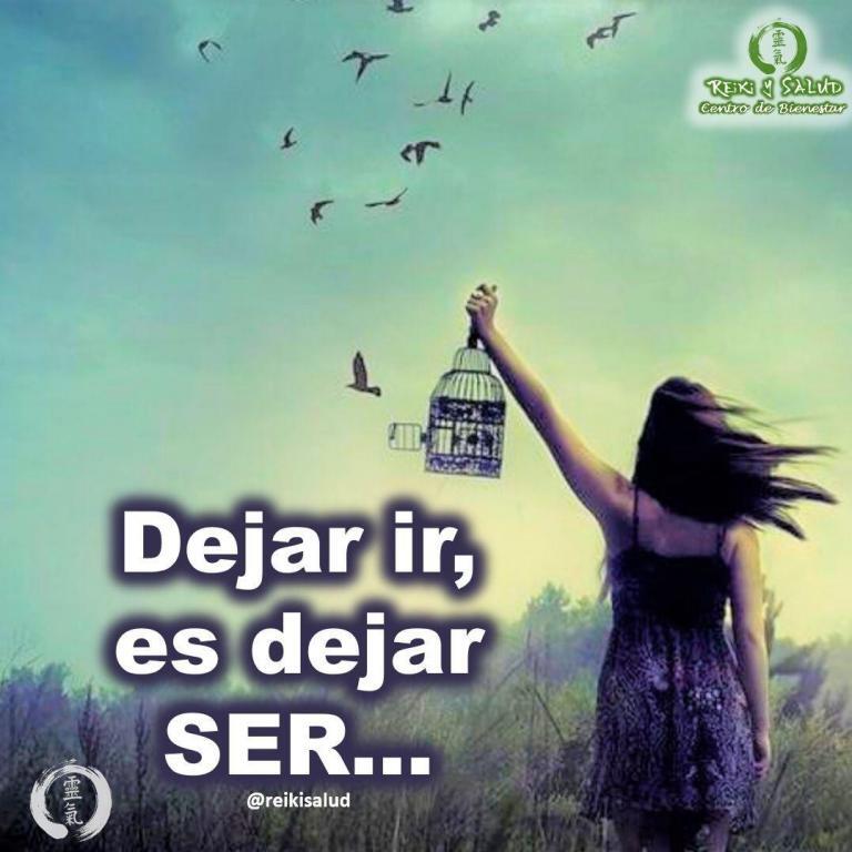 Dejar ir, es dejar SER… La realidad es que debemos aprender a dejar ir, ya…