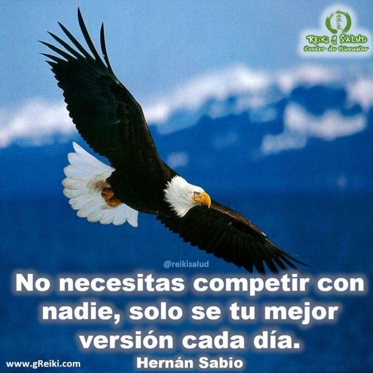 No necesitas competir con nadie, solo se tu mejor versión cada día. Hernán Sabio️. Feliz…