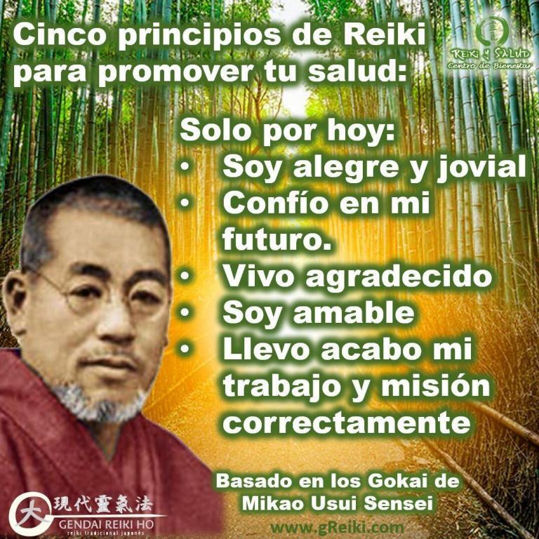Vivir bajo los principios de REIKI HO, “El secreto para invitar a la felicidad, la…