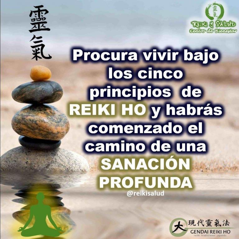 Procura vivir bajo los cinco principios de Reiki Ho y habrás comenzado el camino de…