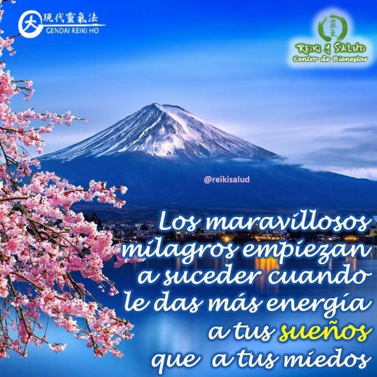 ️ Los maravillosos milagros empiezan a suceder cuando le das más energía a tus sueños…