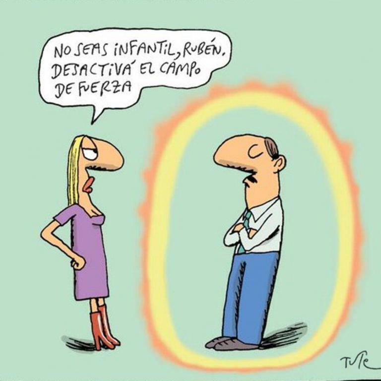 No seas infantil, Rubén. Desactivá el Campo de Fuerza. Gracias, Gracias, Gracias a @tutehumor por…