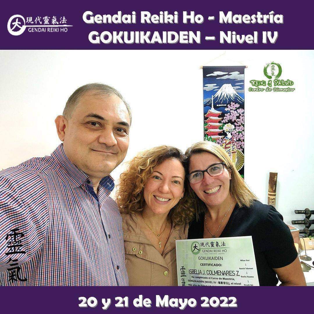 Hoy celebro la certificación de una nueva Maestra/Shihan de Gendai Reiki Ho en Venezuela. Bienvenida Shihan.Agradecido y feliz, con Isbelia Colmenares como nueva maestra, por permitirme acompañarte en este viaje de evolución; y a Fabiola Van Der Wel, como maestra invitada, por la experiencia, energía y sanación compartida, durante el curso de Gendai Reiki Ho Nivel IV (Gokuikaiden – Maestría), dictado en el Casa Reiki y Salud, los días 20 y 21 de Mayo del 2022.Los maestros de Reiki Ho, son personas que se comprometen con sí mismas en el camino hacia la salud y la felicidad de Usui Sensei, y de ese modo lo transmiten. Son personas que aman, practican Reiki Ho y transmitan su despertar a los demás, transmitiendo las enseñanzas de la forma más más sencilla posible. Fue un nuevo y especial encuentro de almas, que decidimos continuar este nuevo viaje de despertar, lleno de energía y alegría; confiando en la luz de Reiki.Reiki Ho es una terapia holística natural cuyo objetivo es el restablecimiento del equilibrio y la armonía en nuestro ser, promoviendo la sanación física, mental y emocional.Casa Reiki y Salud, comparte las técnicas de la Gendai Reiki Healing Association de Japón, con el respaldo internacional de la Gendai Reiki Network. Cursos dictados por Dino Pierini (@DinoPierini), Shihan de la escuela Gendai Reiki Ho desde el año 2008 y miembro de la Gendai Reiki Healing Association en Japón.️ Casa Reiki y Salud, una caricia para el alma, ampliando el circulo de luz, promoviendo una vida de salud y felicidad.Gracias, Gracias, Gracias, a Isbelia y Fabiola, Námaste, @dinopierini#reiki #reikimaracaibo #reikivenezuela #sanación #salud #metamedicina #bioneuroemocion #bioemocional #reikiusui #gendaireiki #gendaireikiho #shoden #okuden #mikaousui #gendaii #cursosmaracaibo #casagendaireiki #dinopierini #armonía #bienestar #paz #amor