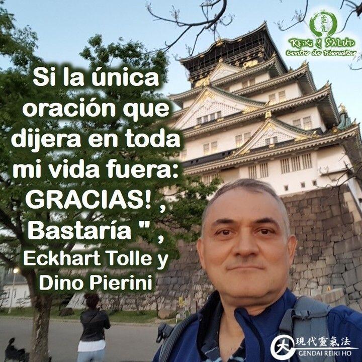 “ Si la única oración que dijera en toda mi vida fuera: GRACIAS! , Bastaría " , Eckhart Tolle y Dino PieriniGracias, gracias, gracias, Dios, a mi mamá, por darme la vida, por elegir a papá; a papá por responder el llamado de mama y ser una familia, mis hijos, esposa, mis hermanos y hermanas, ancestros y todos los maestros de vida. Con toda la certeza que, si lo CREES, lo CREAS, compartimos desde Casa Reiki y Salud, un abrazo de luz, con la confianza de que Dios está con nosotros y somos uno con la conciencia universal.Quiero invitarte a mejorar tu conexión con la energía de la más alta vibración, de la más alta dimensión, de la energía más pura del universo; permitiendo que la energía de la creación, nos de lo que más necesitemos, promoviendo en nuestras vidas, salud y felicidad.Casa Reiki y Salud, una caricia para el alma, ampliando el circulo de luz, promoviendo una vida de felicidad y bienestar.Gracias, gracias, gracias, Námaste, @dinopierini🌍Página WEB: www.gReiki.com#espiritualidad #amor #felicidad #abundancia #meditacion #vida #paz #frases #love #luz #gratitud #crecimientopersonal #consciencia #alma #bienestar #inspiracion #despertar #despertarespiritual