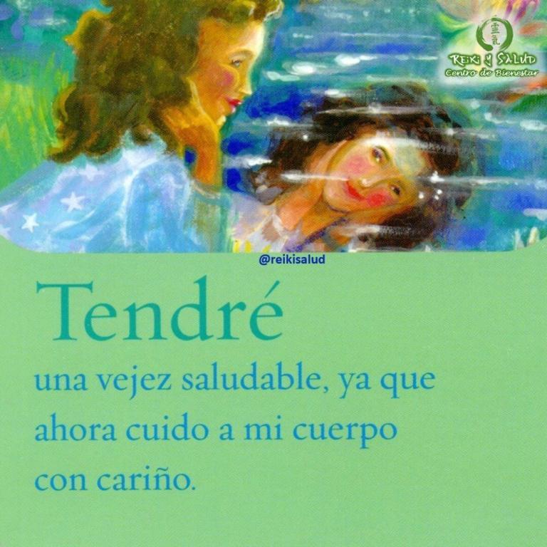 Tendré una vejez saludable, ya que ahora cuido a mi cuerpo con cariño, Louise Hay