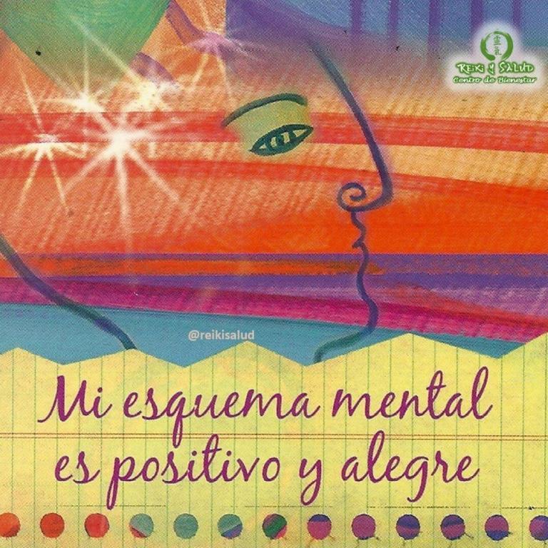 Mi esquema mental, es positivo y alegre. Louise HayPensamiento positivo: detén el diálogo interno negativo…