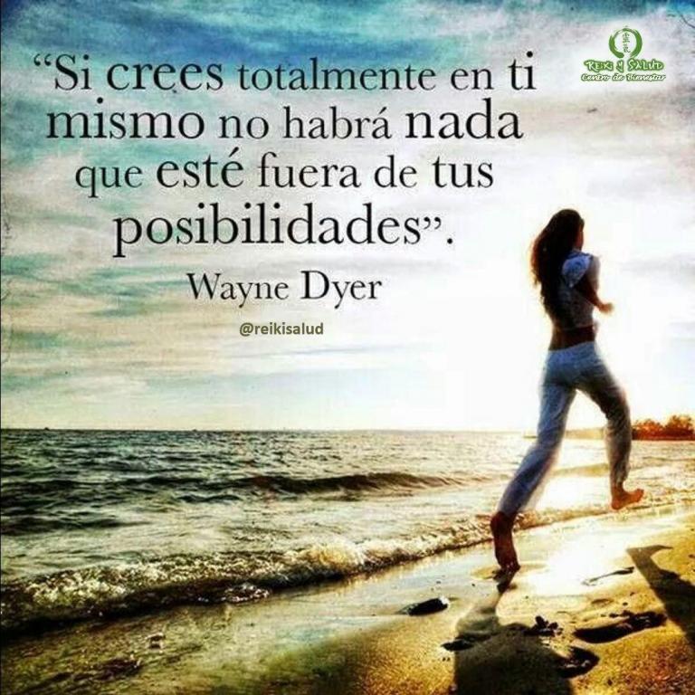 «Si crees totalmente en ti mismo, no habrá nada que esté fuera de tus posibilidades»,…
