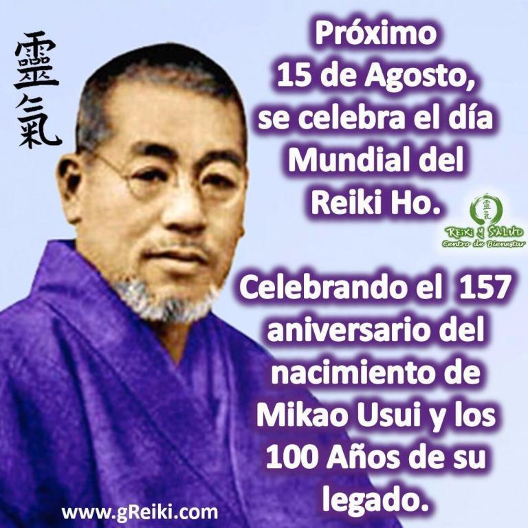 El Próximo 15 de Agosto, se celebra el día Internacional de Reiki Ho. Celebrando el…