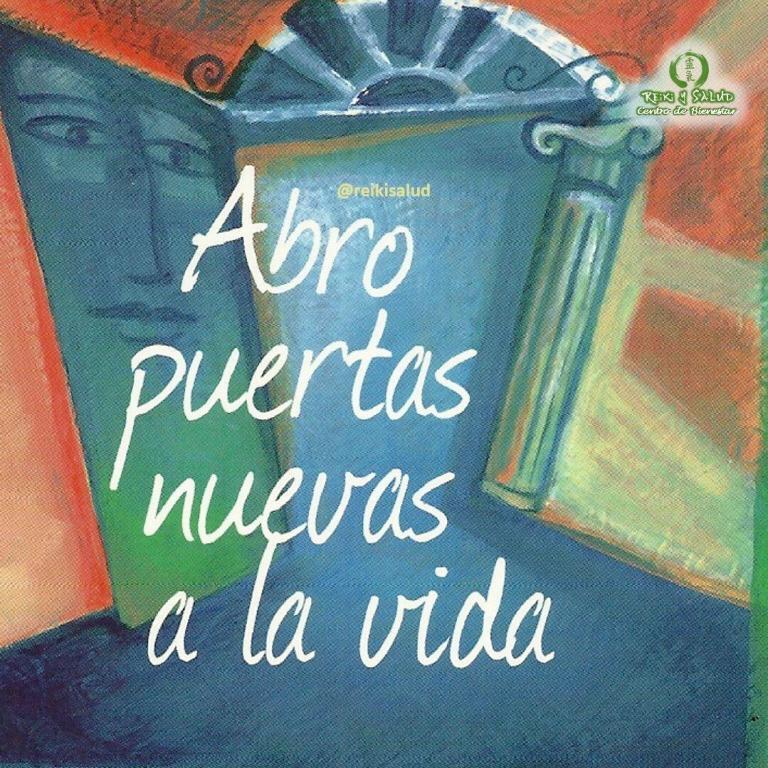 Abro puertas nuevas a la vida. Mi crecimiento espiritual me llega de formas bastante inesperadas.…