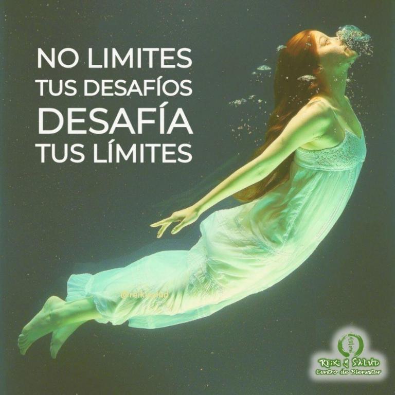 No limites tus desafós, desafía tus limites. Los desafíos son como un espejo que te…