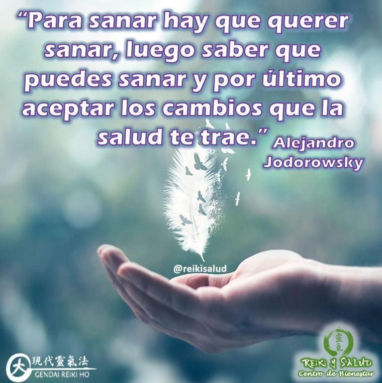 “Para sanar hay que querer sanar, luego saber que puedes sanar y por último aceptar…