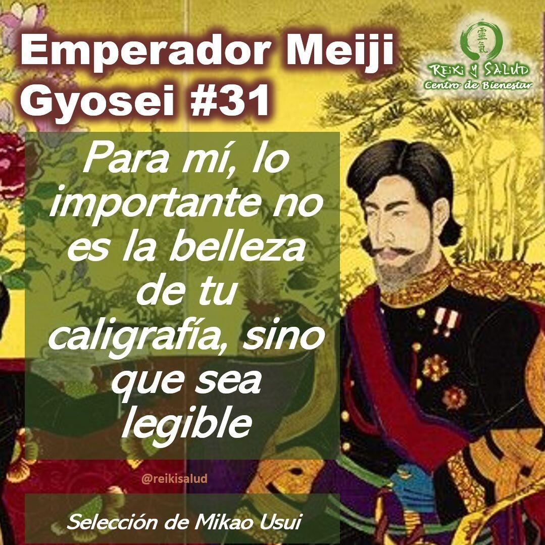 Compañeros de viaje, un gran abrazo de luz. Esta semana comparto con el 𝗚𝘆𝗼𝘀𝗲𝗶, 𝗣𝗼𝗲𝘀í𝗮 𝗱𝗲𝗹 𝗘𝗺𝗽𝗲𝗿𝗮𝗱𝗼𝗿 𝗱𝗲 𝗠𝗲𝗶𝗷𝗶 𝗡𝗼 𝟯𝟭, que sensei 𝗠𝗶𝗸𝗮𝗼 𝗨𝘀𝘂𝗶 incorporo al sistema 𝗨𝘀𝘂𝗶 𝗥𝗲𝗶𝗸𝗶 𝗥𝘆𝗼𝗵𝗼. Que lo disfruten:Es importante mencionar que la traducción en Español es una interpretación desde el idioma original (Japonés), lo que dificulta mantener las reglas gramaticales y pausas del idioma original.Que lo disfruten:𝑱𝒂𝒑𝒐𝒏é𝒔:うるはしく　かきもかかずも文字はただ　読みやすくこそ　あらまほしけれUruwashikuKakimo kakazumo mojiha tadaYomiyasuku koso arama hoshikere𝑬𝒔𝒑𝒂ñ𝒐𝒍:Para mí, lo importante no es la belleza de tu caligrafía, sino que sea legible.𝑼𝒏𝒂 𝑰𝒏𝒕𝒆𝒓𝒑𝒓𝒆𝒕𝒂𝒄𝒊ó𝒏:La caligrafía de las cartas antiguas y del rollo colgante japonés son, en su mayoría, magistrales y sofisticadas. A mí me gustaría poder escribir letras tan hermosas como esas. No cabe duda de que una bonita caligrafía es maravillosa, pero lo más importante es que el significado llegue correctamente al destinatario. Lo más importante es escribir con cuidado y con letras legibles, independientemente de su aspecto.Te invitamos a leerlo, leer la interpretación propuesta y sacar ademas tus propias reflexiones o interpretación.Una bella reflexión que los invito hacer desde la paz.️ Feliz viaje de auto descubrimiento y despertarSi te gusta la publicación Compártela, Etiqueta a Otros, Gracias, gracias gracias⁣Casa Reiki y Salud, una caricia para el alma, ampliando el circulo de luz, promoviendo una vida de salud y felicidad.Gracias, gracias, gracias, Námaste, @dinopieriniSi te interesa leer otros poemas te invito a visitar🌐 WEB: www.gReiki.com#gratitud #consciencia #inspiracion reikimaracaibo #reikizulia #reikivenezuela #reikisalud #emperadormeiji #poemasreiki #poemasmeiji #poemasemperadormeiji