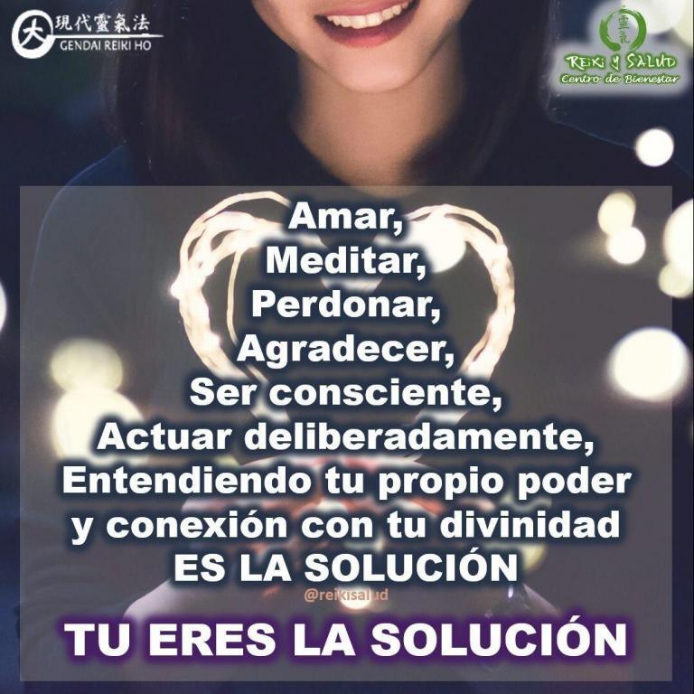 Amar, Meditar, Perdonar, Agradecer, Ser consciente, Actuar deliberadamente, Entendiendo tu propio poder y conexión con…