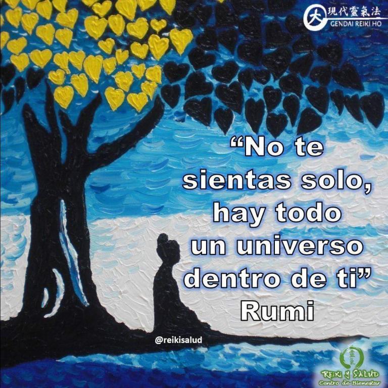 “No te sientas solo, hay todo un universo dentro de ti” Rumi. La soledad es…