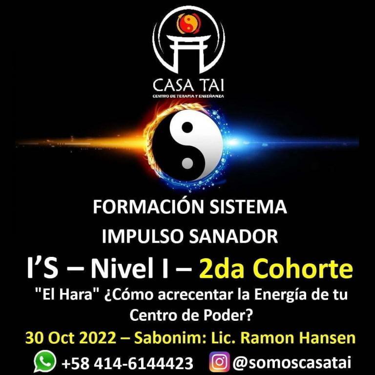 2da COHORTE DEL PROGRAMA DE FORMACIÓN DE TERAPEUTAS CAPACITADOS EN EL SISTEMA I’S (Impulso Sanador)…