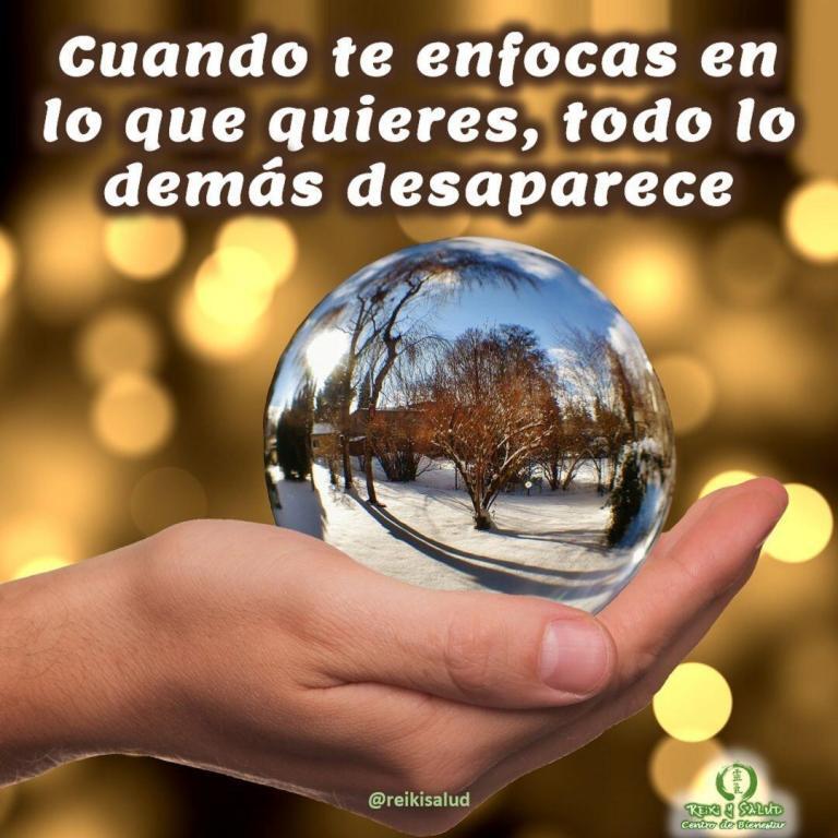 Cuando te enfocas en lo que quieres, todo lo demás desaparece. Donde pones tu atención…
