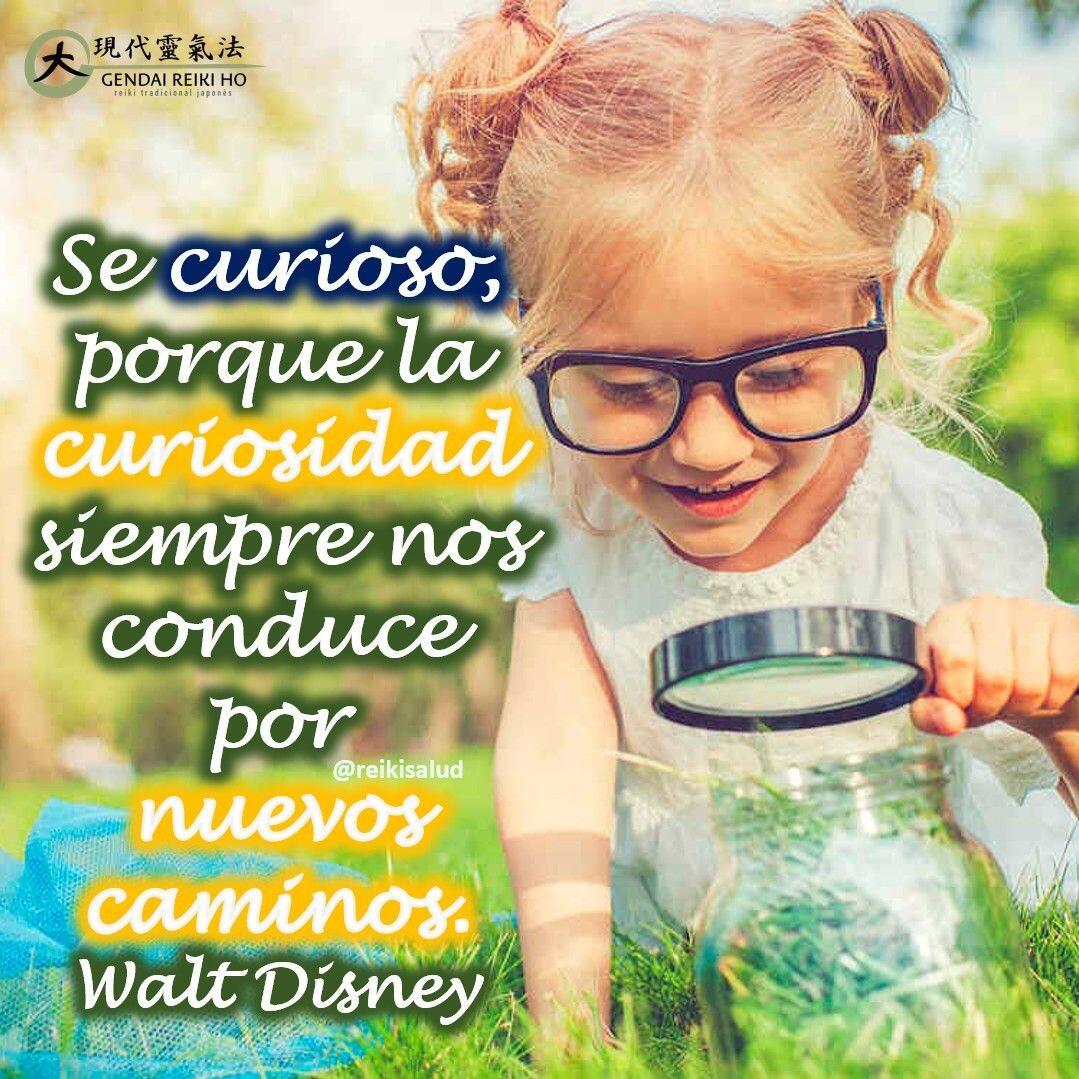 En este lugar perdemos demasiado tiempo mirando hacia atrás, Camina hacia el futuro, abriendo nuevas puertas y probando cosas nuevas. Sé curioso... porque nuestra curiosidad siempre nos conduce por nuevos caminos.”, Walter Elias Disney.La curiosidad, también te conecta con el niño o niña que hay en ti y con tu capacidad de sorprenderte y seguir creciendo. No dejes que nadie te corte tus alas, porque son tuyas para volar.¿Cuándo fue la última vez que te dejaste sorprender por la vida?¿Cuándo fue la última vez que te dejaste llevar por la curiosidad para crecer?Feliz viaje de descubrimientoCon toda la certeza que, si lo CREES, lo CREAS, compartimos desde Casa Reiki y Salud, un abrazo de luz, con la confianza de que Dios está con nosotros y somos uno con la conciencia universal, y recuerda: ¡a sonreír, agradecer y abrazar tu vida!Gracias, gracias, gracias, un gran abrazo de luz, Namaste, @DinoPieriniSi te gusta la publicación Compártela, Comenta, Gracias, gracias gracias🌐Página WEB: www.gReiki.com#felicidad #abundancia #meditacion #vida #gratitud #reikimaracaibo #reikizulia #reikivenezuela #saludybienestar #reikisalud #reiki @reikisalud