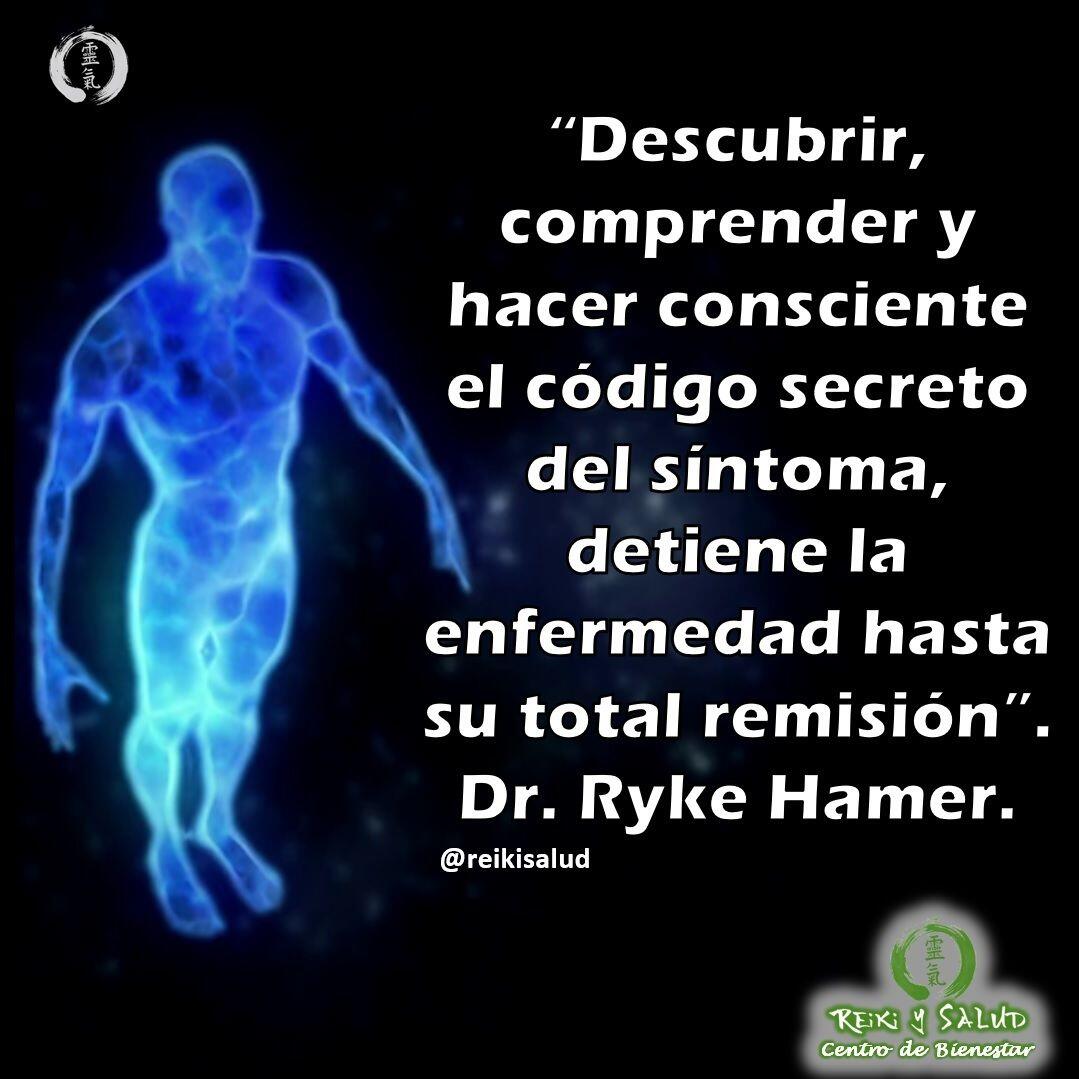 “Toda enfermedad es una solución biológica a un conflicto emocional inconsciente, no resuelto. Descubrir, comprender y hacer consciente el código secreto del síntoma, detiene la enfermedad hasta su total remisión”. Dr. Ryke Hamer.️Para nuestra biología, toda enfermedad o dolencia, siempre tiene una intensión positiva. Entender esta intensión positiva de nuestro cuerpo es clave para tomar conciencia de las causas emocionales asociadas a un conflicto activo; y así sanar nosotros en el aquí y en el ahora. Te invito a compartir tus ideas sobre este tema.️Hay muchas terapias que buscan ayudarnos a sanar, ya sea que nos apoyemos con Reiki, meditación, coaching ontológico, Programación Neurolinguistica, Psicopintura, bioemoción, u otros; el objetivo final es tomar conciencia, aceptar, perdonar y liberar la emoción atrapada, para que nuestro cuerpo busque alcanzar su estado de balance y armonía y a consecuencia de ello sanar.Si entiendes para que tu cuerpo hizo, lo que hizo, con eso que llamamos enfermedad, podrás acelerar el proceso que llamamos SANACIÓN profunda.Feliz viaje de descubrimientoCon toda la certeza que, si lo CREES, lo CREAS, compartimos desde Casa Reiki y Salud, un abrazo de luz, con la confianza de que Dios está con nosotros y somos uno con la conciencia universal, y recuerda: ¡a sonreír, agradecer y abrazar tu vida!Gracias, gracias, gracias, un gran abrazo de luz, Namaste, @DinoPieriniSi te gusta la publicación Compártela, Comenta, Gracias, gracias gracias🌐Página WEB: www.gReiki.com#felicidad #abundancia #meditacion #vida #gratitud #reikimaracaibo #reikizulia #reikivenezuela #saludybienestar #reikisalud #reiki @reikisalud