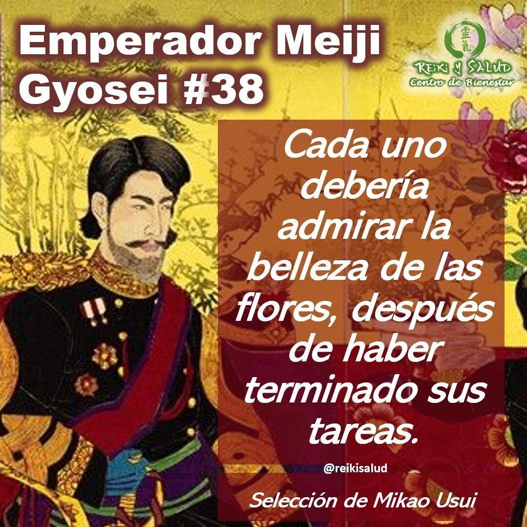 Compañeros de viaje, un gran abrazo de luz. Esta semana comparto el 𝗚𝘆𝗼𝘀𝗲𝗶, 𝗣𝗼𝗲𝘀í𝗮 𝗱𝗲𝗹 𝗘𝗺𝗽𝗲𝗿𝗮𝗱𝗼𝗿 𝗱𝗲 𝗠𝗲𝗶𝗷𝗶 𝗡𝗼 𝟯𝟴, que sensei 𝗠𝗶𝗸𝗮𝗼 𝗨𝘀𝘂𝗶 incorporo al sistema 𝗨𝘀𝘂𝗶 𝗥𝗲𝗶𝗸𝗶 𝗥𝘆𝗼𝗵𝗼. Que lo disfruten:Es importante mencionar que la traducción en Español es una interpretación desde el idioma original (Japonés), lo que dificulta mantener las reglas gramaticales y pausas del idioma original.Que lo disfruten:𝑬𝒔𝒑𝒂ñ𝒐𝒍:Cada uno debería admirar la belleza de las flores, después de haber terminado sus tareas.𝑱𝒂𝒑𝒐𝒏é𝒔:おのがじじつとめを終へし後にこそ花のかげには たつべかりけれOnoga jijiTsutome wo oeshi atoni kosoHanano kageniha tatsu bekari kere𝑼𝒏𝒂 𝑰𝒏𝒕𝒆𝒓𝒑𝒓𝒆𝒕𝒂𝒄𝒊ó𝒏:Las flores nos deleitan los ojos en cada estación gracias a su variedad de colores. Tendríamos que tener la tranquilidad en el corazón para poder admirar la belleza de las flores, pero primero debemos dedicarnos a lo que tenemos que hacer y luego nos tomamos el tiempo para disfrutarlas, de esta forma, no nos equivocamos en el orden de pensar qué es lo más importante del día.Te invitamos a leerlo, leer la interpretación propuesta y sacar además tus propias reflexiones o interpretación.Una bella reflexión que los invito hacer desde la paz.️ Feliz viaje de auto descubrimiento y despertarSi te gusta la publicación Compártela, Etiqueta a Otros, Gracias, gracias graciasCasa Reiki y Salud, una caricia para el alma, ampliando el circulo de luz, promoviendo una vida de salud y felicidad.Gracias, gracias, gracias, Námaste, @dinopieriniSi te interesa leer otros poemas te invito a visitar🌐 WEB: www.gReiki.com#gratitud #consciencia #inspiracion reikimaracaibo #reikizulia #reikivenezuela #reikisalud #emperadormeiji #poemasreiki #poemasmeiji #poemasemperadormeiji #gyoseimeiji