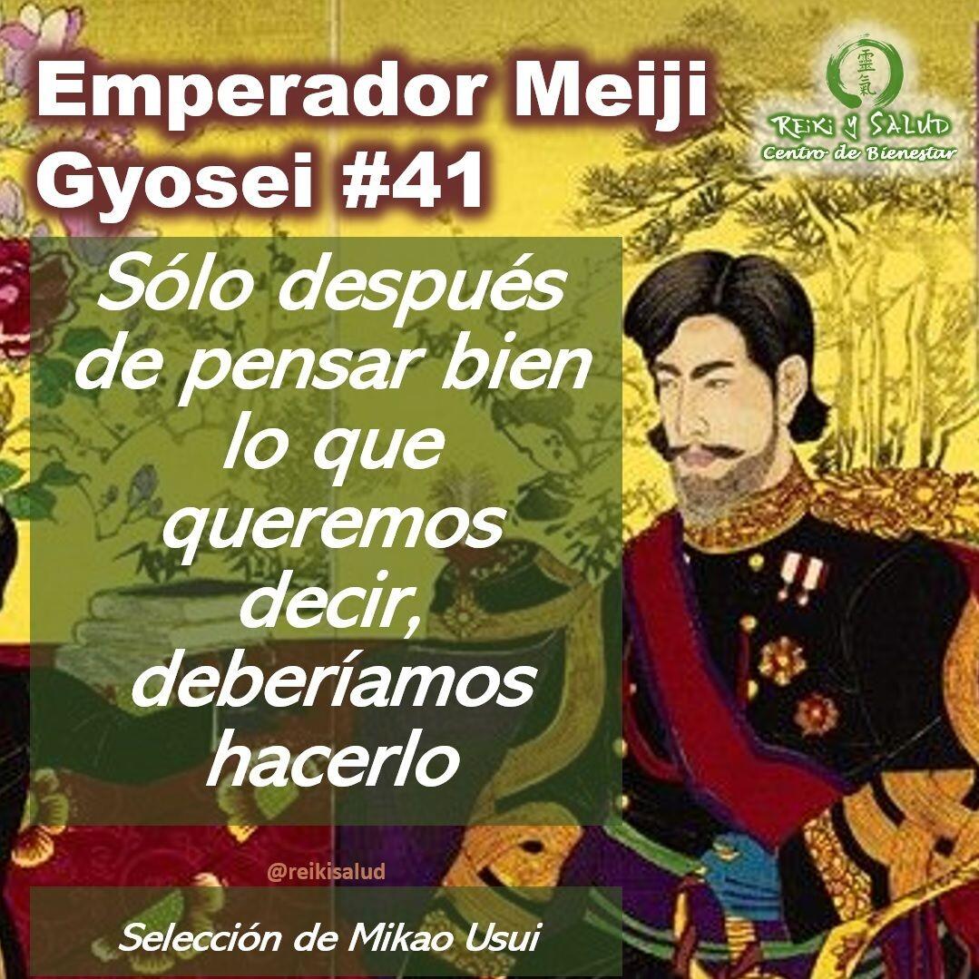 Compañeros de viaje, un gran abrazo de luz. Esta semana comparto el 𝗚𝘆𝗼𝘀𝗲𝗶, 𝗣𝗼𝗲𝘀í𝗮 𝗱𝗲𝗹 𝗘𝗺𝗽𝗲𝗿𝗮𝗱𝗼𝗿 𝗱𝗲 𝗠𝗲𝗶𝗷𝗶 𝗡𝗼 41, que sensei 𝗠𝗶𝗸𝗮𝗼 𝗨𝘀𝘂𝗶 incorporo al sistema 𝗨𝘀𝘂𝗶 𝗥𝗲𝗶𝗸𝗶 𝗥𝘆𝗼𝗵𝗼. Que lo disfruten:Es importante mencionar que la traducción en español es una interpretación desde el idioma original (Japonés), lo que dificulta mantener las reglas gramaticales y pausas del idioma original.Que lo disfruten:𝑬𝒔𝒑𝒂ñ𝒐𝒍:Sólo después de pensar bien lo que queremos decir, deberíamos hacerlo.𝑱𝒂𝒑𝒐𝒏é𝒔:おもふこと思ひ定めて後にこそ人にはかくと いふべかりけれOmoukotoOmoi sadamete atoni kosoHitoniha kakuto iu bekarikere𝑼𝒏𝒂 𝑰𝒏𝒕𝒆𝒓𝒑𝒓𝒆𝒕𝒂𝒄𝒊ó𝒏:Las relaciones sanas se construyen sobre la base de una buena comunicación. Siempre tomamos decisiones y las expresamos «pensando, hablando y actuando», pero hablar es especialmente importante y difícil. Cuando tratamos de comunicar algo a los demás, debemos elegir cuidadosamente nuestras palabras sin dejarnos llevar por las emociones para poder transmitirlas correctamente.Te invitamos a leerlo, leer la interpretación propuesta y sacar además tus propias reflexiones o interpretación.Una bella reflexión que los invito hacer desde la paz.️ Feliz viaje de auto descubrimiento y despertarSi te gusta la publicación Compártela, Etiqueta a Otros, Gracias, gracias graciasCasa Reiki y Salud, una caricia para el alma, ampliando el circulo de luz, promoviendo una vida de salud y felicidad.Gracias, gracias, gracias, Námaste, @dinopieriniSi te interesa leer otros poemas te invito a visitar🌐 WEB: www.gReiki.com#gratitud #consciencia #inspiracion reikimaracaibo #reikizulia #reikivenezuela #reikisalud #emperadormeiji #poemasreiki #poemasmeiji #poemasemperadormeiji #gyoseimeiji