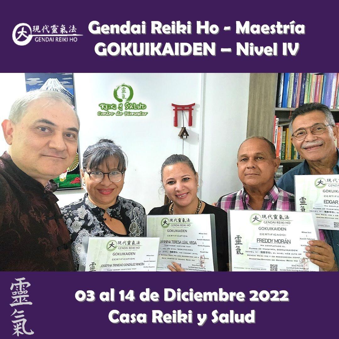 Hoy celebro la certificación de cuatro nuevos Maestras/Maestros o Shihan de Gendai Reiki Ho en Venezuela. Bienvenidos Shihans.Agradecido y feliz, con Edgar Lugo, Freddy Morán, Josefina Trinidad Gonzálezy Jannina Teresa Leal, por permitirme acompañarlos en este viaje de evolución; por la experiencia, energía y sanación compartida, durante el curso de Gendai Reiki Ho Nivel IV (Gokuikaiden – Maestría), dictado en el Casa Reiki y Salud, entre el 03 y 14 de Diciembre del 2022.Los maestros de Reiki Ho, son personas que viven en sí mismas el camino hacia la salud y la felicidad de Usui Sensei sensei, y de ese modo lo transmiten. Son personas que aman, practican Reiki Ho y transmiten su despertar a los demás de forma pura, transmitiendo las enseñanzas de la forma más más sencilla posible.Los maestros están para aprender y crecer juntos, somos compañeros de luz; y nuestra misión es continuar expandiendo el círculo de luz. Fue un nuevo y especial encuentro de almas, que decidimos continuar juntos este viaje de despertar, lleno de energía y alegría; confiando en la luz de Reiki. Comparto las fotos del encuentro de iniciación/sintonización y celebración realizado en Casa Reiki y Salud. Gracias gracias gracias por participar en el Reiju Kai de Gokuikaiden.Casa Reiki y Salud, comparte las técnicas de la Gendai Reiki Healing Association de Japón, con el respaldo internacional de la Gendai Reiki Network. Cursos dictados por Dino Pierini (@DinoPierini), Shihan de la escuela Gendai Reiki Ho desde el año 2008 y miembro de la Gendai Reiki Healing Association en Japón.️ Casa Reiki y Salud, una caricia para el alma, ampliando el circulo de luz, promoviendo una vida de salud y felicidad.Gracias, Gracias, Gracias, Námaste, @dinopierini#reiki #reikimaracaibo #reikivenezuela #sanación #salud #reikiusui #gendaireiki #gendaireikiho #usuireiki #usuireikiho #usuireikiryoho #reikigendai #mikaousui #reikisalud #totalcoherencia #koryukai #encuentrosreiki #gokuikaiden