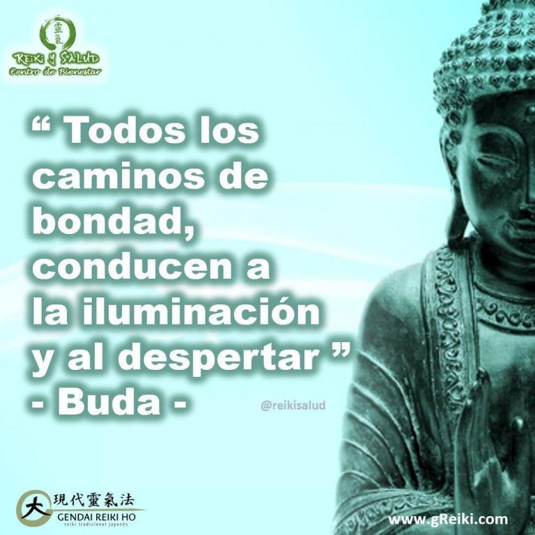 “Todos los caminos de bondad conducen a la iluminación y al despertar”, Buda. Intenta ver…