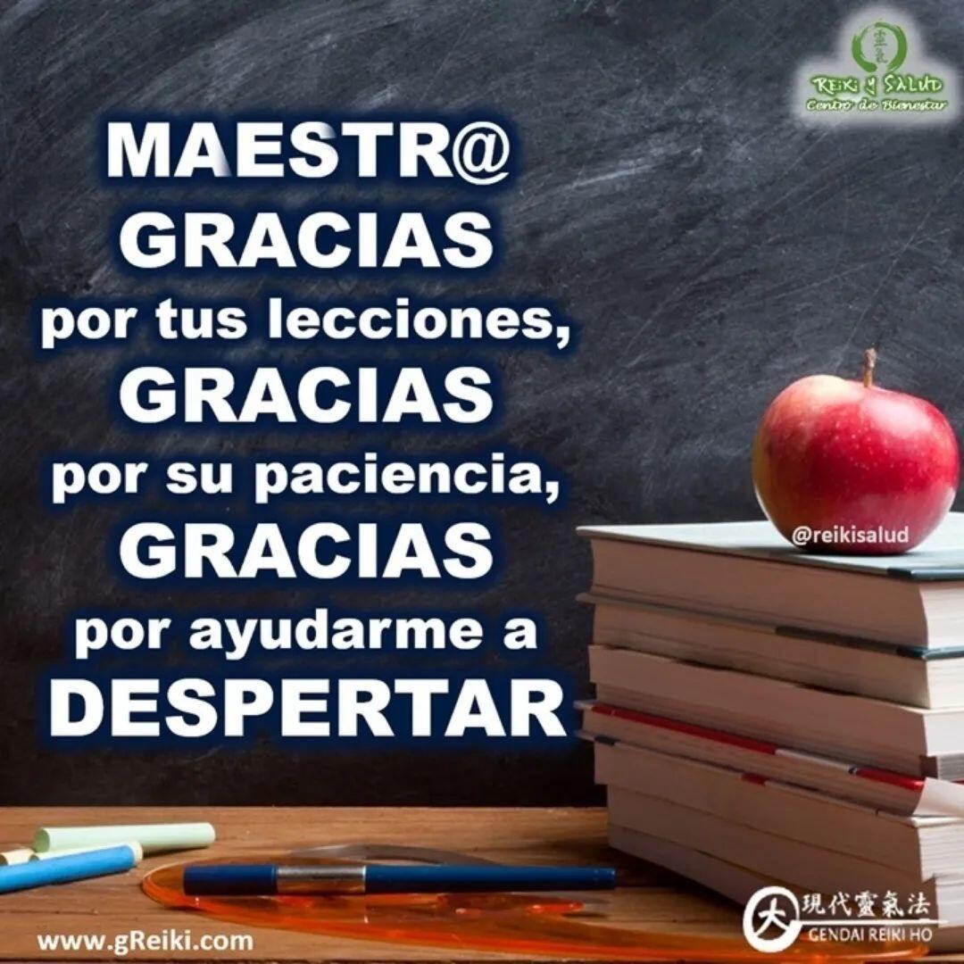 MAESTRA, MAESTRO, GRACIAS por tus lecciones, GRACIAS por su paciencia, GRACIAS por ayudarme a DESPERTAR“El arte supremo del maestro consiste en despertar el goce de la expresión creativa y del conocimiento”, Albert EinsteinComparto con ustedes una frase de María Montessori, (1870-1952), con la me identifico profundamente: “La primera tarea de la educación es agitar la vida, pero dejarla libre para que se desarrolle”.Tomar esta poderosa frase de "Maria Montessor" y aplicarla a todos los procesos de aprendizaje, de cambio, de guía, de acompañamiento, permitirá potenciar realmente el desarrollo y crecimiento.Esto implica por supuesto, desafiar, sacar de la zona de confort y asombrar a quien se involucre en un proceso de transformación y luego habilitarlo para que siga caminando según él mismo. El impacto de esa agitación le permitirá abrir las alas, al elegir, decidir, hacer y avanzar; favoreciendo como debe ser su autonomía y su independencia.Gracias, gracias, gracias a todos los maestros que tienen la hermosa labor de enseñar. Agradezco al universo por conectarme siempre con buenos maestros en mi camino, a todos los honro infinitamente, Namaste, @dinopierini️ Feliz viaje de auto descubrimiento y despertar.Gracias, gracias, gracias, ️ Comparte esta publicación con quien te vino a la mente cuando la leíste., Gracias, gracias gracias🌐 Página WEB: www.gReiki.com#despertar #reikimaracaibo #reikizulia #reikivenezuela #reikisalud #totalcoherencia #reikisalud #smile #bienestar #reiki