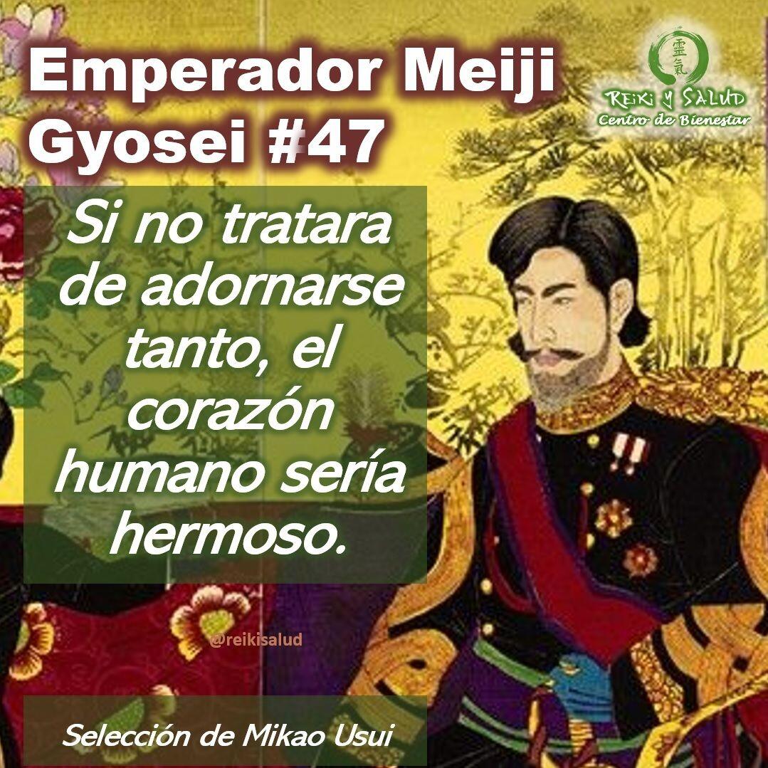 Compañeros de viaje, un gran abrazo de luz. Esta semana comparto el 𝗚𝘆𝗼𝘀𝗲𝗶, 𝗣𝗼𝗲𝘀í𝗮 𝗱𝗲𝗹 𝗘𝗺𝗽𝗲𝗿𝗮𝗱𝗼𝗿 𝗱𝗲 𝗠𝗲𝗶𝗷𝗶 𝗡𝗼 47, que sensei 𝗠𝗶𝗸𝗮𝗼 𝗨𝘀𝘂𝗶 incorporo al sistema 𝗨𝘀𝘂𝗶 𝗥𝗲𝗶𝗸𝗶 𝗥𝘆𝗼𝗵𝗼. Que lo disfruten:Es importante mencionar que la traducción en español es una interpretación desde el idioma original (Japonés), lo que dificulta mantener las reglas gramaticales y pausas del idioma original.Que lo disfruten:𝑬𝒔𝒑𝒂ñ𝒐𝒍:Si no tratara de adornarse tanto, el corazón humano sería hermoso.𝑱𝒂𝒑𝒐𝒏é𝒔:かざらむと思はざりせばなかなかにうるはしからむ 人のこころはKazarantoOmowa zariseba nakanakaniUruwashi karan hitono kokoroha𝑼𝒏𝒂 𝑰𝒏𝒕𝒆𝒓𝒑𝒓𝒆𝒕𝒂𝒄𝒊ó𝒏:En el corazón humano coexisten la belleza y la fealdad. Todo el mundo desea mostrar sólo la parte hermosa, pero la fealdad aparece de forma inconsciente, y siempre trata de engalanarse. La belleza y la fealdad son la luz y la oscuridad, y si toda la oscuridad se transforma en luz, y sólo queda una mente luminosa, no hay necesidad de ningún adorno. Para lograrlo, es importante la forma en que vives el día a día.Te invitamos a leerlo, leer la interpretación propuesta y sacar además tus propias reflexiones o interpretación.Una bella reflexión que los invito hacer desde la paz.️ Feliz viaje de auto descubrimiento y despertarSi te gusta la publicación Compártela, Etiqueta a Otros, Gracias, gracias graciasCasa Reiki y Salud, una caricia para el alma, ampliando el circulo de luz, promoviendo una vida de salud y felicidad.Gracias, gracias, gracias, Námaste, @dinopieriniSi te interesa leer otros poemas te invito a visitar🌐 WEB: www.gReiki.com#gratitud #consciencia #inspiracion reikimaracaibo #reikizulia #reikivenezuela #reikisalud #emperadormeiji #poemasreiki #poemasmeiji #poemasemperadormeiji #gyoseimeiji
