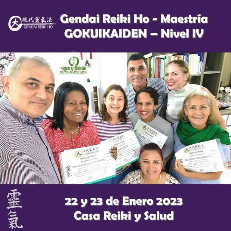 Hoy celebro la certificación de cuatro nuevas Maestras/Shihan y Un Maestro/Shihan de Gendai Reiki Ho…