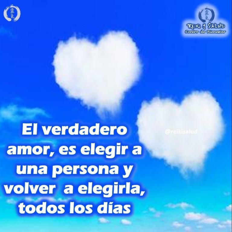 El verdadero amor, es elegir a una persona y volver a elegirla, todos los días.…