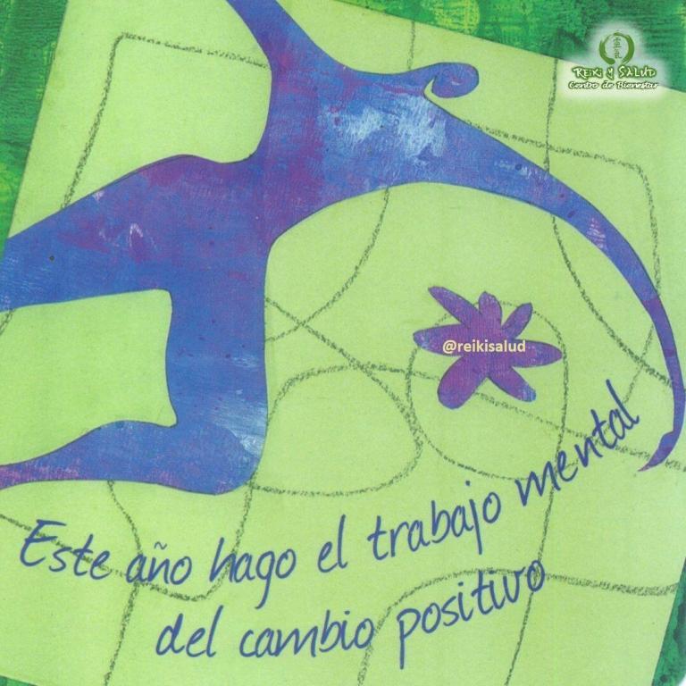 Este año hago el trabajo mental del cambio positivo. Mi lema para este año es:…