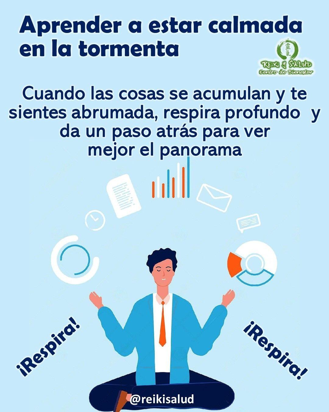 Cuando llegue la tormenta y sientas estrés, RESPIRA. El estrés es una parte normal de todas nuestras vidas, pero debemos aprender a gestionarlo.El estrés puede afectarnos a cualquier nivel. Hace que nuestros cuerpos entren en un modo de "lucha o huida", que está diseñado para protegernos solo en situaciones peligrosas. El cerebro envía señales a los sistemas nervioso, respiratorio y cardiovascular para prepararse para tomar decisiones rápidas. El corazón late para llenar los músculos con sangre, la respiración aumenta para obtener más oxígeno en el cuerpo y la adrenalina desencadena más energía.Puede que no tengamos el poder de eliminar por completo el estrés diario, pero sí tienes el poder de actuar sobre TI:Respira profundamente. A la primera señal de estrés, comience a respirar profundamente, incluso en medio de una situación turbulenta, puede hacer ejercicios de respiración profunda y REIKI, para disminuir su ritmo cardíaco y disminuir su presión arterial. Cuando respire profundamente, sienta que el aire llena sus pulmones y vientre. Exhale más lentamente de lo que inhala. Concentrarse en su respiración repitiendo un mantra o frase, como "inhalar, exhalar", también reducirá sus niveles de estrés.Da un paso atrás. Poner la causa de tu estrés en perspectiva te ayudará a verlo objetivamente. Al observar el panorama general, el factor estresante podría no ser tan malo como pensabas.Busca tu zona de FLUJO. También conocido como "entrar en la zona", encontrar su flujo lo ayudará a concentrarse en la tarea en cuestión. No tiene que estar haciendo una actividad física para encontrar su flujo, pero las mismas técnicas lo ayudarán a bloquear las distracciones estresantes y mantenerse productivo.Recuerda: Puedes controlar en medio del caos es tu propia respuesta a él.🌞Feliz viaje de autodescubrimiento.Gracias, gracias, gracias, Gassho, @dinopierini🌐 Página WEB: www.gReiki.com#despertar #reikimaracaibo #reikizulia #reikivenezuela #reikisalud #totalcoherencia #reikisalud #smile #bienestar #reiki