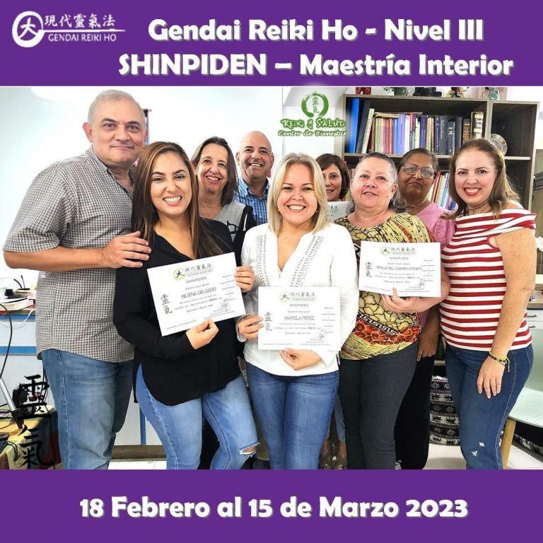 Hoy Celebro cinco (5) nuevos Certificados en Shinpiden (Maestría Interior) de Gendai Reiki Ho, recibidos…