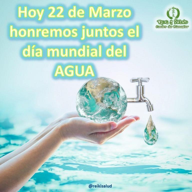 Hoy día mundial del agua, agradecemos a nuestra madre tierra, Pachamama, gaia, tierra, por el…