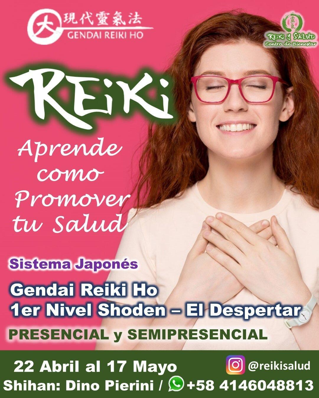 ️️ ¿Quieres aprender a reconectarte con tu poder de sanar?️️ ¿Quieres aprender a reforzar tu salud y bienestar?️️ ¿Quieres aprender a cuidar tu energía vital? Esta es una oportunidad que puedes regalarte y vivir esta poderosa experiencia de Auto conocimiento, reconexión y descubrimiento del poder de autosanar, utilizando técnicas japonesas, para armonizarte y promover tu Bien-Estar Integral.🌞Te invito a iniciar un viaje de Auto descubrimiento, aprendiendo las técnicas japonesas de la GENDAI REIKI HO, ampliando el círculo de luz, dando a conocer esta fórmula para vivir una vida de salud y felicidad. El próximo 22 de Abril 2023, en la modalidad PRESENCIAL. SEMIPRESENCIAL y VIRTUAL, puedes iniciar este este camino de sanación y despertar, durante el Curso de Gendai Reiki Ho Nivel Shoden (1er Nivel – El despertar) Serán cinco jornadas vivenciales, donde revitalizaremos nuestra capacidad de sanación, aprenderemos las prácticas de meditación/autopurificación y encontrar la paz; canalizar conscientemente energía sanadora de forma presencial y a la distancia, canalizar energía sanadora a animales, plantas, lugares y cosas e integrar las prácticas en nuestro día a día.Casa Reiki y Salud, comparte las técnicas de la Gendai Reiki Healing Association de Japón, con el respaldo internacional de la Gendai Reiki Network. Cursos dictados por Dino Pierini (@DinoPierini), Shihan de la escuela Gendai Reiki Ho desde el año 2008 y miembro de la Gendai Reiki Healing Association en Japón.Condiciones del Curso (Mínimo 19 Horas de formación)Cuatro Clases vía Zoom Sábados 3pm a 6:30 pm, grabadas y compartidas por UN MES. (17 Horas)Encuentro especial de Sintonización/practica/Consultoría en grupo o personalizada (2 a 3 horas)Los cursos incluyen certificado y manuales IMPRESOS con RESPALDO INTERNACIONAL. Si eliges la opción solo VIRTUAL el material será solo digital. Contáctame al +58 414 6048813, utilizando el enlace del perfil o visitando la página www.gReiki.comGracias, Gracias, Gracias, un abrazo de luz, Gassho, @DinoPierini🌐 www.gReiki.com#cursosmaracaibo #reiki #reikimaracaibo #reikivenezuela #gendaireikiho #shoden #reikisalud #reikizulia