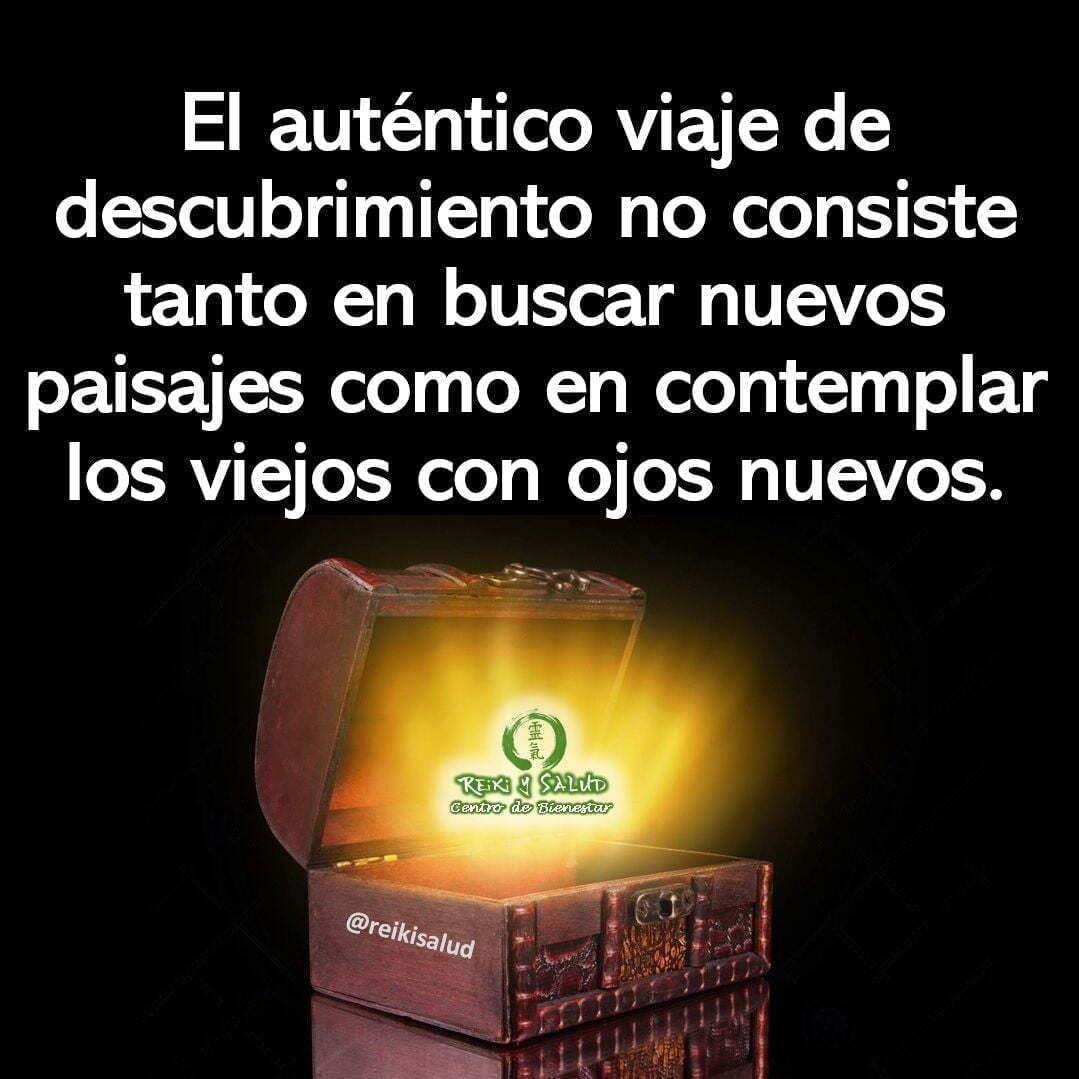 El auténtico viaje de descubrimiento no consiste tanto en buscar nuevos paisajes como en contemplar los viejos con ojos nuevos, Marcel ProustNo siempre vamos a estar contentos en donde estamos; más bien tenemos que buscar la visión y el enfoque para adaptarnos. Esto quiere decir que, al actuar, es posible cambiar la forma de ver el mundo; y accionar con ética. Sin importar lo que está enfrente de nosotros. A medida que avances en tus prácticas de meditación y Reiki, comenzarás a percibir el mundo diferente y tus experiencias serán diferentes.️ Feliz viaje de auto descubrimiento y despertar.Con toda la certeza que, si lo CREES, lo CREAS, compartimos desde Casa Reiki y Salud, un abrazo de luz, con la confianza de que Dios está con nosotros y somos uno con la conciencia universal.Casa Reiki y Salud, una caricia para el alma, ampliando el circulo de luz, promoviendo una vida de felicidad y bienestar.Gracias, gracias, gracias, Namaste, @dinopierini️ Comparte esta publicación con quien te vino a la mente cuando la leíste., Gracias, gracias gracias🌐 Página WEB: www.gReiki.com#despertar #reikimaracaibo #reikizulia #reikivenezuela #reikisalud #totalcoherencia #reikisalud #smile #bienestar #reiki