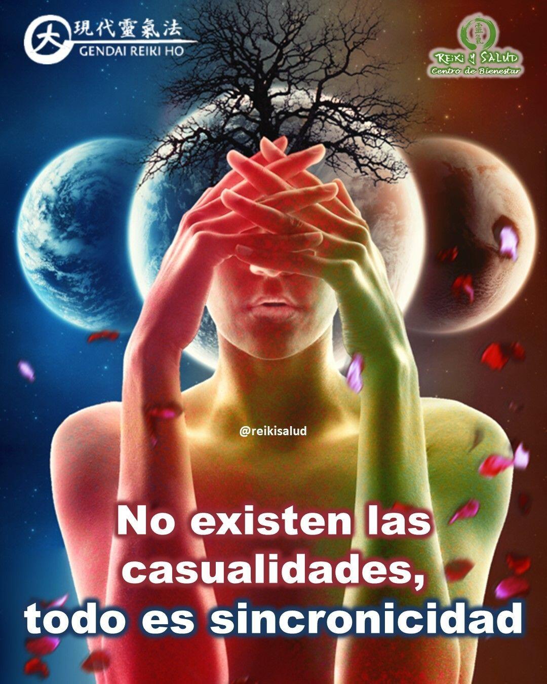 No existen las casualidades, todo es sincronicidad, Carl Jung.Seguro que alguna vez una canción, un libro o un anuncio publicitario o una publicación de @reikisalud, te han dado la respuesta a esas dudas que continuamente te estabas planteando; que ibas a llamar por teléfono a una persona y en ese mismo instante, es ella la que te llama; que has tenido un encuentro inesperado en un lugar que ni siquiera pensabas o que has encontrado a la persona exacta cuando la necesitabas apareciendo de la nada.La mayoría de nosotros hemos experimentado en alguna ocasión una coincidencia que parecía tan improbable que nos resulta mágica, como si existieran conexiones entre sucesos, personas o informaciones a través de hilos invisibles que tan sólo podemos vislumbrar por momentos. Esto no es casualidad, sino sincronicidad, uno de los aspectos más enigmáticos y sorprendentes de nuestro universo.Carl G. Jung quien acuñó el término de sincronicidad, refiriéndose a “la simultaneidad de dos sucesos vinculados por el sentido, pero de manera no causal” como la unión de los acontecimientos interiores y exteriores de un modo que no se puede explicar pero que tiene cierto sentido para la persona que lo observa.Jung llegó a la conclusión de que hay una íntima conexión entre el individuo y su entorno, y que en determinados momentos ejerce una atracción que acaba creando circunstancias coincidentes.Una experiencia sincrónica suele venir a nuestras vidas cuando menos lo esperamos, pero en el momento exacto. Tan sólo hay que estar atentos, mientras mantenemos una actitud receptiva y de apertura, dejándonos llevar por nuestra intuición y nuestra sabiduría interior, nos abriremos a “la magia” que nos ofrece la experiencia de la sincronicidad.Gracias, gracias, gracias, Námaste.Si te gusta la publicación Compártela#alma #bienestar #reiki #reikiusui #gendaireiki #amor #felicidad #abundancia #gratitud #consciencia #reikivenezuela #reikimaracaibo