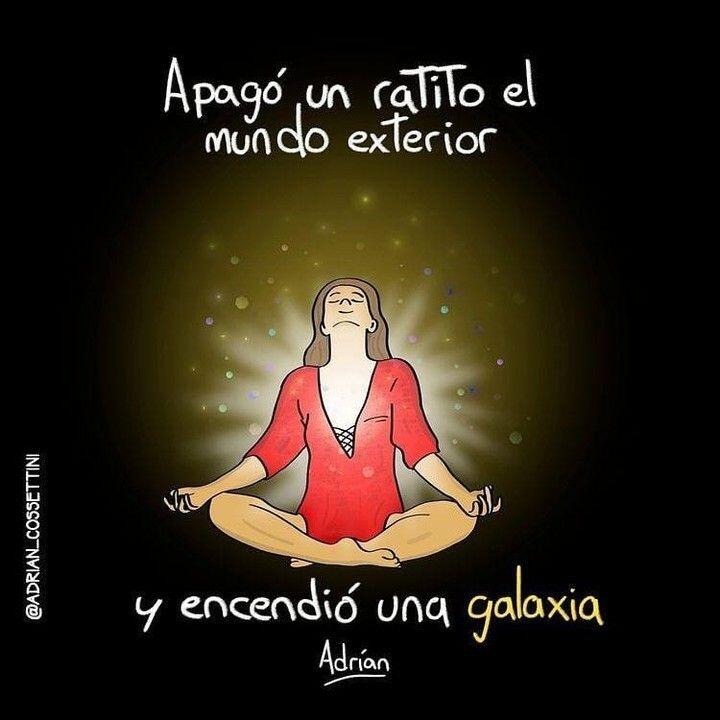 Apagó un ratito el mundo exterior y encendió una GALAXIA. 🧘 Tomate un tiempito para encontrarte. Regálate un ratito en tu intimidad, en el silencio. ¿Lo estás haciendo?Feliz viaje de autodescubrimientoGracias, Gracias, gracias a @adrian_cossettini por sus espectaculares publicaciones y reflexiones; y ustedes por acompañarme cada día, Gassho, @dinopierini#decisiones#accionar#universo#despertar#reikisalud#reikivenezuela#reikimaracaibo