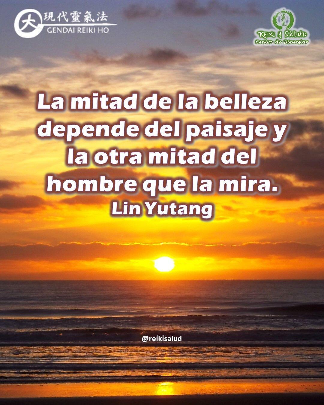 La mitad de la belleza depende del paisaje y la otra mitad del hombre que la mira, Lin Yutang🌞Evidentemente la belleza no significa lo mismo para todos nosotros. Por ejemplo San Francisco de Asis, podría ver belleza en todo. El logró un equilibrio entre la ecología interior y la ecología exterior; equilibrio entre su armonía interior y el amor hacia la creación; belleza en todos los seres humanos, animales, las plantas, la tierra, el sol y el cielo; y en todo lo que le sucedía, ya que todo revela en su esencia el Amor, la Bondad y la Belleza del Creador.En realidad la belleza depende en gran parte de la persona que la mira, de su estado interior y de su consciencia. Cuanto más te abres a la vida, más te abres a la belleza… entonces la encontrarás en todos los lados.Quiero finalizar con una reflexión, si algo que vemos lo rechazamos, ¿que hay dentro de nosotros que no nos permite ver su belleza en todo? .️ Feliz viaje de auto descubrimiento y despertar.Contáctame al privado o al +58 414 6048813, si tienes alguna inquietud, deseas aprender Reiki o para agendar una terapia en nuestro centro Casa Reiki y Salud Ho en Maracaibo.Con toda la certeza que, si lo CREES, lo CREAS, compartimos desde Casa Reiki y Salud, un abrazo de luz, con la confianza de que Dios está con nosotros y somos uno con la conciencia universal.Casa Reiki y Salud, una caricia para el alma, ampliando el circulo de luz, promoviendo una vida de felicidad y bienestar.Gracias, gracias, gracias, Namaste, @dinopierini️ Comparte esta publicación con quien te vino a la mente cuando la leíste., Gracias, gracias gracias🌐 Página WEB: www.gReiki.com#despertar #reikimaracaibo #reikizulia #reikivenezuela #reikisalud #totalcoherencia #reikisalud #smile #bienestar #reiki
