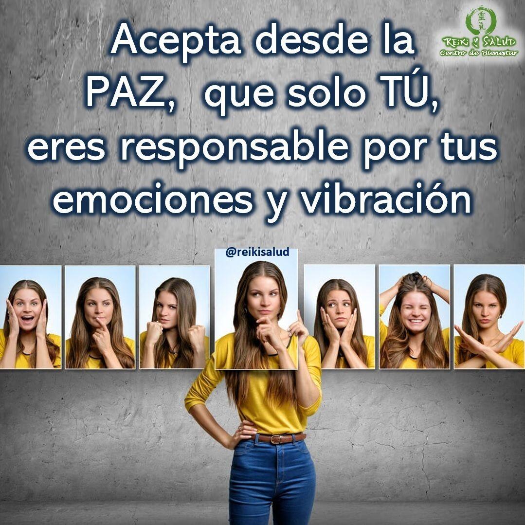 Acepta desde la paz, que solo TU, eres responsable por TUS emociones y vibración.La responsabilidad emocional nos invita a tomar conciencia de que tal vez, estemos proyectando conflictos internos en la persona que tenemos enfrente.La responsabilidad de uno mismo conlleva hacerse cargo, no solo de los comportamientos que llevamos a cabo, sino también de aquello que pensamos y sentimos. En definitiva, de nuestra existencia.A lo largo de nuestra vida, cuando nos relacionamos con los demás, la mayoría de las veces nos encontramos hablando de nosotros mismos, aunque pensemos que estamos opinando de nuestro amigo, de un familiar o un desconocido.Entregamos el control a los otros, de lo que no estamos preparados para asumir de la propia realidad personal.️Por eso, la lectura de los otros puede ser un fiel reflejo de lo que nos sucede. El exterior nos habla y nos sirve de espejo, si estamos dispuestos a ver qué partes o asuntos pendientes tenemos sin resolver con nosotros mismos.️Dejemos de buscar en el exterior, para volcar los ojos en nuestro interior y seguir creciendo.😀Esto no quiere decir que no te expreses y manifiestes como te sientes con respecto a los demás. Sino que te responsabilices de cómo te sientes y en lugar de otorgar el poder de tu bienestar o malestar a los otros, acepta que tienes puedes tomar el control.Si tú no te haces cargo de tus emociones, ¿quién lo hará? ¿los otros? ¿La situación?Demasiado, inestable y riesgoso ¿verdad?, es solo una reflexión.️ Feliz viaje de auto descubrimiento y despertar.Casa Reiki y Salud, una caricia para el alma, ampliando el circulo de luz, promoviendo una vida de felicidad y bienestar.Gracias, gracias, gracias, Namaste, @dinopierini🌐 Página WEB: www.gReiki.com#despertar #reikimaracaibo #reikizulia #reikivenezuela #reikisalud #totalcoherencia #reikisalud #smile #bienestar #reiki
