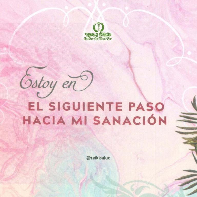 Estoy en el siguiente paso hacia mi sanación. Sé que el poder universal está en…