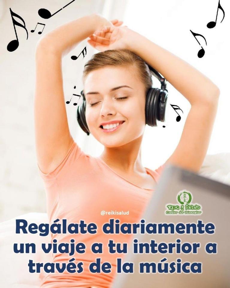 La música tiene efectos positivos en nuestro sistema nervioso y puede considerarse sanadora ya que…