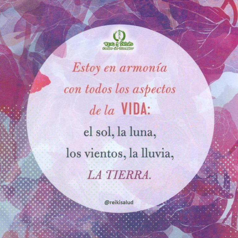 Estoy en armonía con todos los aspectos de la VIDA: el sol, la luna, los…