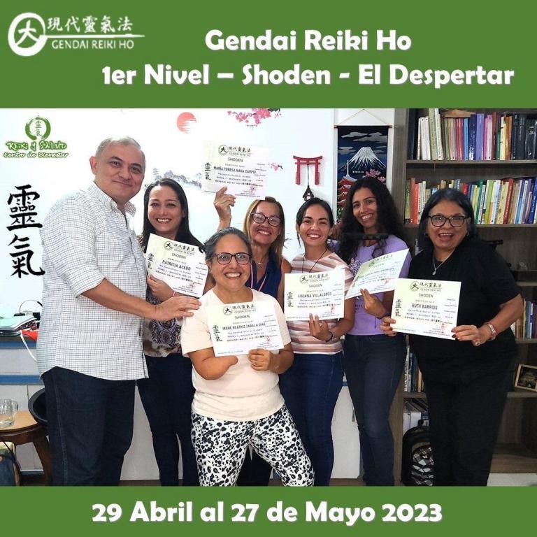 Hoy celebro seis (6) nuevos practicantes de Gendai Reiki Ho. Agradecido y feliz, por el…