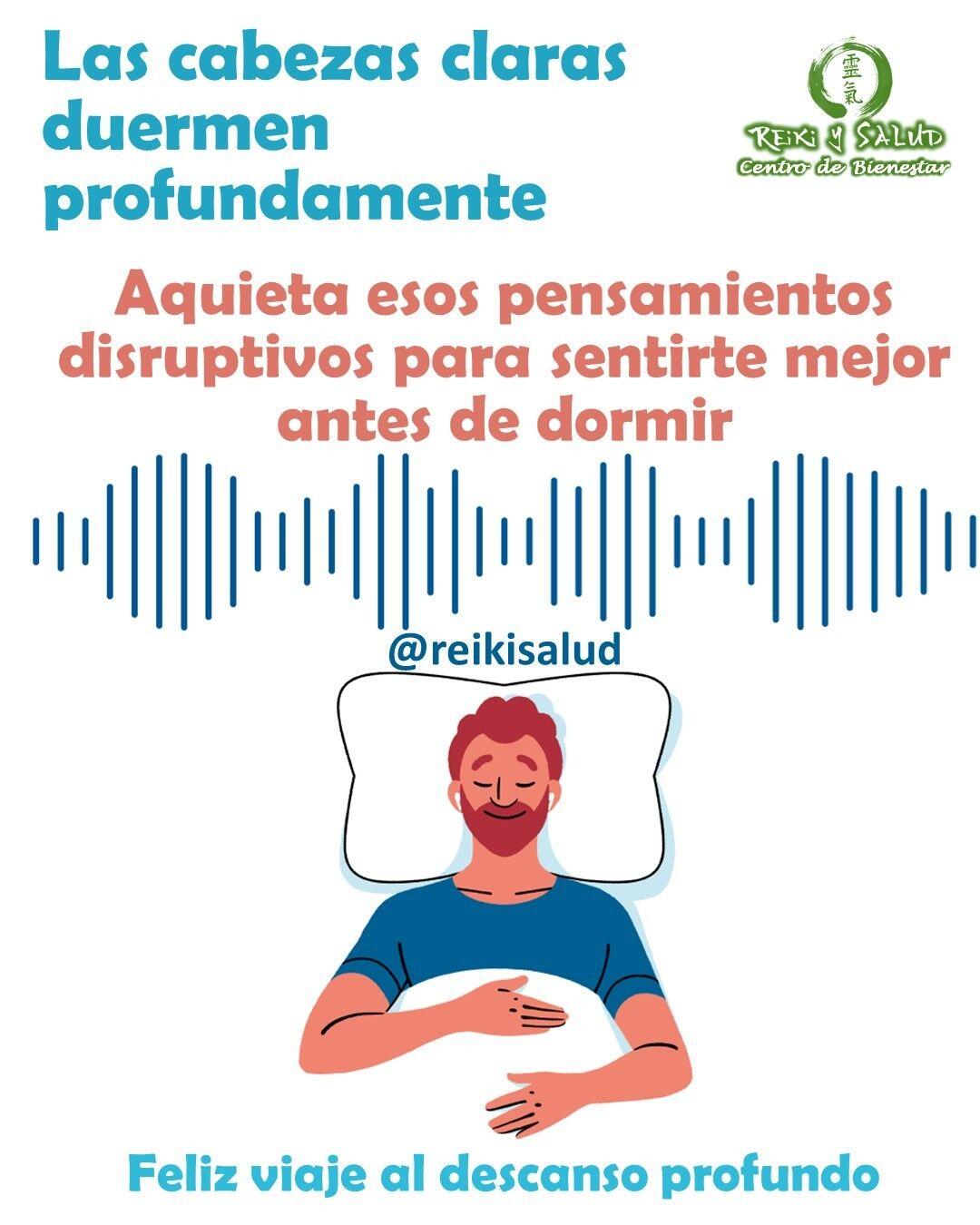 Tómate un momento para considerar todas las cosas que experimentas a lo largo del día: todas las decisiones, todas las emociones, toda la información. ¿Que momento del día te dedicas a procesarlo todo lo que viviste? Muy probablemente alrededor de la hora de acostarse, cuando la cabeza descansa sobre la almohada, y eso no es lo ideal. El estar lidiando con pensamientos, frustraciones o decisiones, hace que sea difícil conciliar el sueño.Aquietar la mente antes de acostarse puede ayudar a disminuir este flujo constante de pensamientos y adormecerlo en un sueño tranquilo. Con algunas prácticas simples y un poco de preparación, puede preparar su cerebro para la hora de acostarse y mejorar la calidad de su sueño.Usa una meditación guiadaHay muchas meditaciones guiadas pregrabadas disponibles en línea que pueden ponerte en un espacio mental más tranquilo. Puedes usar la meditación que puedes descargarla desde el enlace en nuestro perfil de instagram. Son excelentes maneras de hundirse realmente en su colchón y deshacerse de los factores estresantes del día.Comprométase con un horario de sueñoAdaptar un horario de sueño puede llevar algo de tiempo y compromiso, pero al final valdrá la pena. La forma más fácil de hacerlo es establecer una rutina nocturna, como hacer actividades relajantes y ponerse ropa de dormir cómoda, donde procura dormir y despertar a la misma hora.Mantén una lista de gratitudEscribir o continuar una lista de gratitud puede ser una buena adición a una rutina de sueño relajante. Manténgalo al lado de su cama y recordarse a sí mismo todo lo que tiene en su vida puede ponerlo en un estado mental pacífico justo antes de acostarse. También es una gran cosa para referirse cuando te sientes triste.️ Feliz viaje de auto descubrimiento y despertar.Gracias, gracias, gracias, Namaste, @dinopierini#reikimaracaibo #reikizulia #reikivenezuela #reikisalud