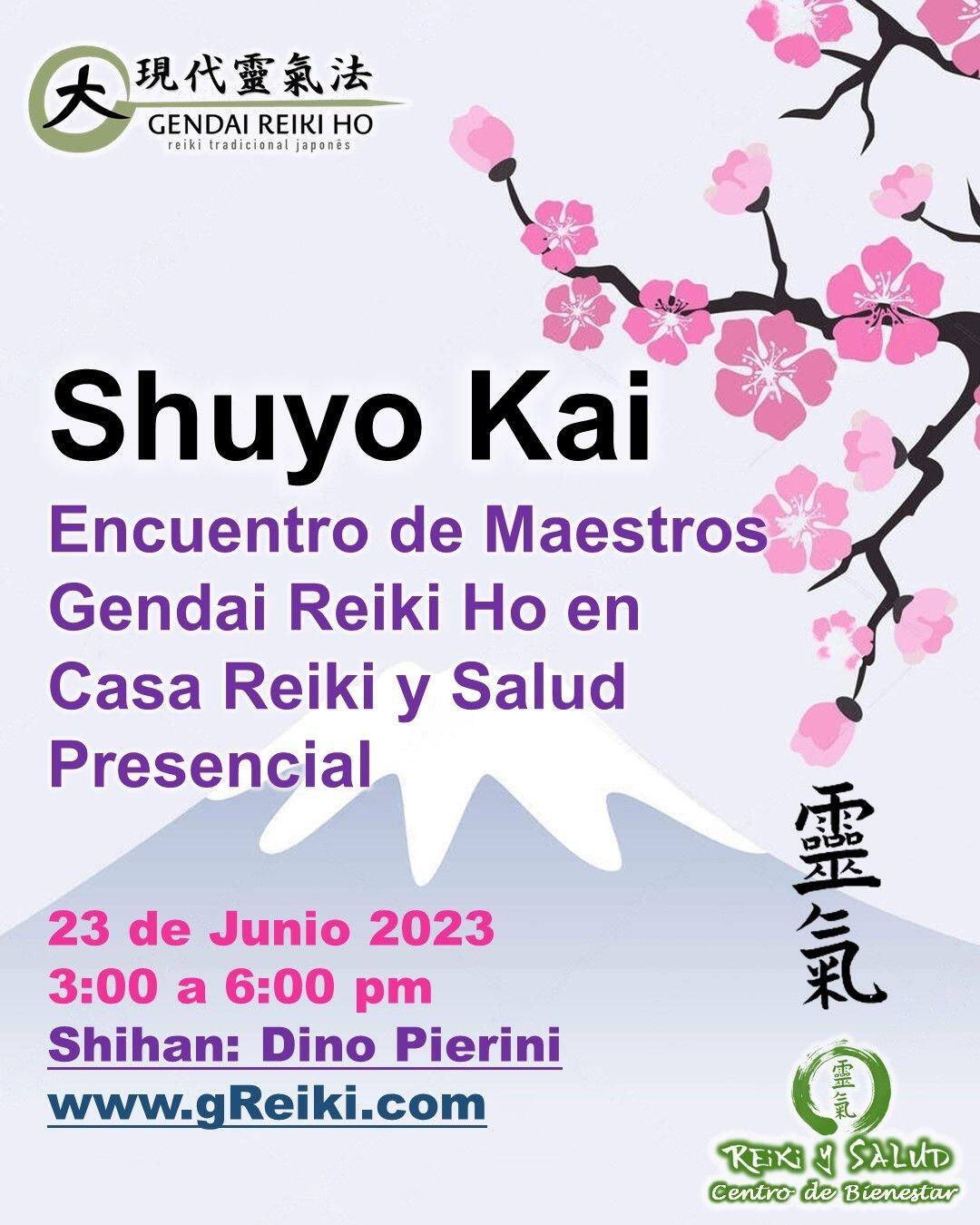 El Viernes 23 de Junio tendremos nuestro próximo encuentro de maestros de Gendai Reiki Ho, en Casa Reiki y Salud, bajo la modalidad de Shuyo Kai. Esta es una tradición desde los inicios de Reiki Ho, donde los practicantes de la Usui Reiki Ryojo Gakkai, se reunían periódicamente, con el objetivo de expandir la vibración energética y consolidar el vínculo con la energía de la más alta vibración. Si bien es cierto hay varios tipos de encuentros, y nos enfocamos en apoyar a todos los practicantes, este será bajo la modalidad de Shuyo Kai de Maestros de Gendai Reiki Ho, por lo que es requisito haber sido iniciado en Gokuikaiden.Shuyo Kai: es una modalidad de encuentro de prácticantes, donde participan mas de un Shihan de forma activa, donde nos enfocaremos en aclarar dudas de las técnicas, algunas actualizaciones, practicaremos HATSUREI HO y habrá intercambio de Reiju entre los maestros. Es sabernos acompañados, compartiendo un mismo camino, mejorando como canales de la energía, expandiendo nuestra consciencia. Fecha: Viernes 23 de Junio️ Inversión: 100 Bs. o 2 US$ (Puedes traer algo para compartir si lo deseas (Si no tienes la disponibilidad tambien eres bienvenido)PRESENCIALSi deseas participar puedes realizar el registro a través del enlace que se encuentra en nuestra página WEB.Casa Reiki y Salud, comparte las técnicas de la Gendai Reiki Healing Association de Japón, con el respaldo internacional de la Gendai Reiki Network. Cursos dictados por Dino Pierini (@DinoPierini), Shihan de la escuela Gendai Reiki Ho desde el año 2008 y miembro de la Gendai Reiki Healing Association en Japón.️Si entre tus propósitos en el año 2023 esta empoderarte de poder de autosanar, te invitamos a acompañarnos en el próximo viaje de sanación.️ Casa Reiki y Salud, una caricia para el alma, ampliando el circulo de luz, promoviendo una vida de salud y felicidad.Gracias, Gracias, Gracias, Námaste, @dinopierini🌐 Página WEB: www.gReiki.com#reikiusui #reikivenezuela #reikimaracaibo #reikisalud #encuentros #shuyokai #reijukai