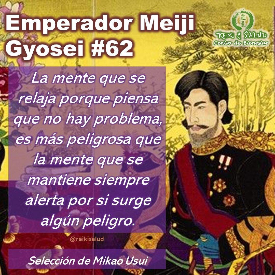 Compañeros de viaje, un gran abrazo de luz. Esta semana comparto el 𝗚𝘆𝗼𝘀𝗲𝗶, 𝗣𝗼𝗲𝘀í𝗮 𝗱𝗲𝗹 𝗘𝗺𝗽𝗲𝗿𝗮𝗱𝗼𝗿 𝗱𝗲 𝗠𝗲𝗶𝗷𝗶 𝗡𝗼 62, que sensei 𝗠𝗶𝗸𝗮𝗼 𝗨𝘀𝘂𝗶 incorporo al sistema 𝗨𝘀𝘂𝗶 𝗥𝗲𝗶𝗸𝗶 𝗥𝘆𝗼𝗵𝗼. Que lo disfruten:Es importante mencionar que la traducción en español es una interpretación desde el idioma original (Japonés), lo que dificulta mantener las reglas gramaticales y pausas del idioma original.Que lo disfruten:𝑬𝒔𝒑𝒂ñ𝒐𝒍:La mente que se relaja porque piensa que no hay problema, es más peligrosa que la mente que se mantiene siempre alerta por si surge algún peligro.𝑼𝒏𝒂 𝑰𝒏𝒕𝒆𝒓𝒑𝒓𝒆𝒕𝒂𝒄𝒊ó𝒏:En la vida nos encontramos con muchos avatares distintos, pero no todos son como los días de lluvia o de viento, a veces son como los días de calma. En esos momentos, una mente descuidada puede pensar: "no pasa nada, todo está bien", sin embargo, esa calma puede ser peor que un enemigo previsible. Por eso, incluso en los momentos de calma tendríamos que mantenernos alerta porque algo podría surgir en cualquier momento.𝑱𝒂𝒑𝒐𝒏é𝒔:ことなしとゆるぶ心はなかなかに仇あるよりも あやふかりけりKoto nashi toYurubu kokoroha nakanakaniAda aruyorimo ayafu kari keriTe invitamos a leerlo, leer la interpretación propuesta y sacar además tus propias reflexiones o interpretación.Una bella reflexión que los invito hacer desde la paz.️ Feliz viaje de auto descubrimiento y despertarSi te gusta la publicación Compártela, Etiqueta a Otros, Gracias, gracias graciasCasa Reiki y Salud, una caricia para el alma, ampliando el circulo de luz, promoviendo una vida de salud y felicidad.Gracias, gracias, gracias, Námaste, @dinopieriniSi te interesa leer otros poemas te invito a visitar🌐 WEB: www.gReiki.com#gratitud #consciencia #inspiracion reikimaracaibo #reikizulia #reikivenezuela #reikisalud #emperadormeiji #poemasreiki #poemasmeiji #poemasemperadormeiji #gyoseimeiji
