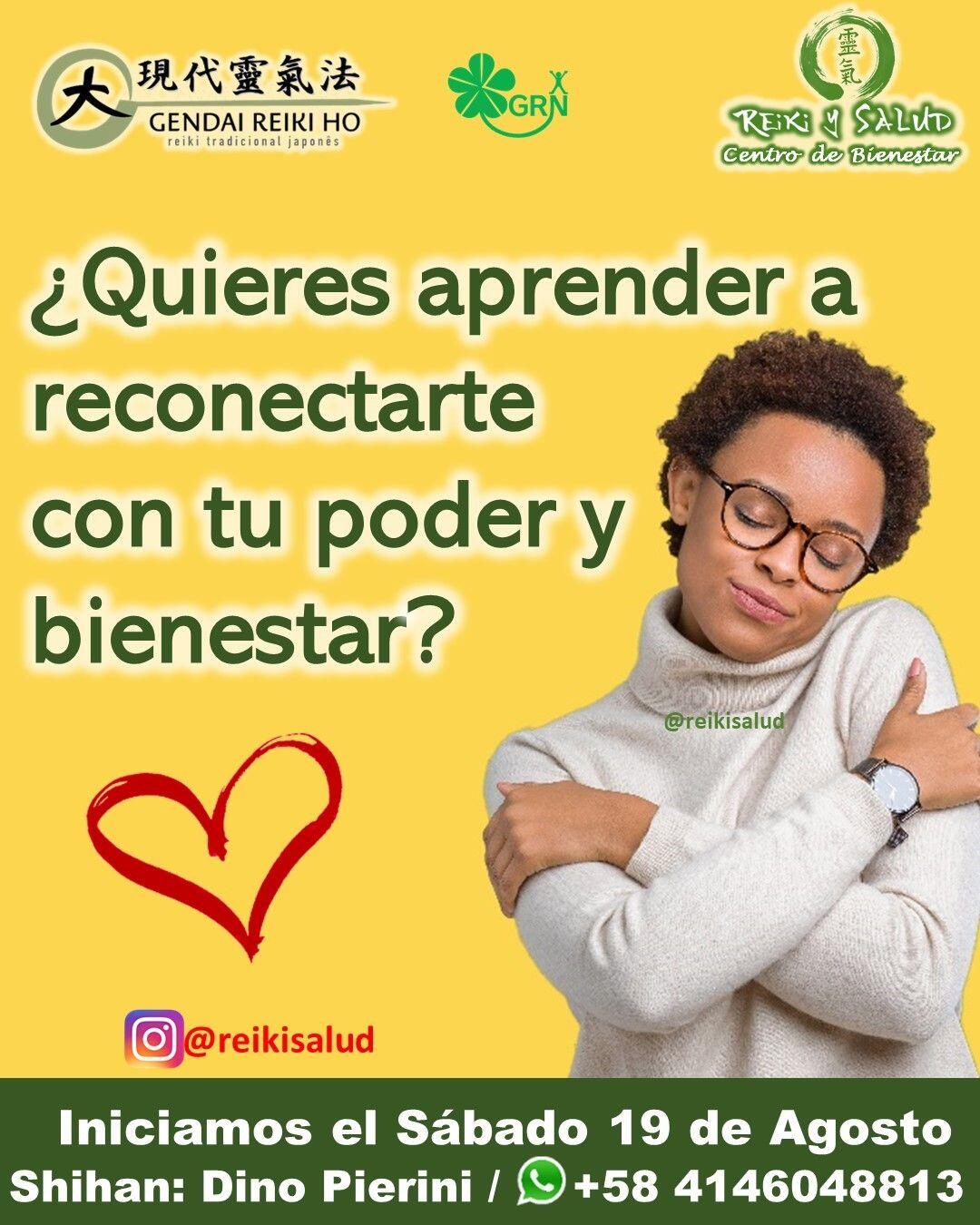 ️️ ¿Quieres aprender a reconectarte con tu poder de sanar?️️ ¿Quieres aprender a reforzar tu salud y bienestar?️️ ¿Quieres aprender a cuidar tu energía vital?🌞Te invito a iniciar un viaje de Auto descubrimiento, y durante cinco jornadas vivenciales, distribuidas en UN MES (21 horas), iniciando el 19 de Agosto, aprenderemos las técnicas japonesas de la GENDAI REIKI HO, en el Curso de 1er Nivel, SHODEN (EL Despertar), ampliando el círculo de luz, dando a conocer esta fórmula para vivir una vida de salud y felicidad. Esta es una oportunidad que puedes regalarte y vivir esta poderosa experiencia de Auto conocimiento, reconexión y descubrimiento del poder de autosanar, utilizando técnicas japonesas, para armonizarte y promover tu Bien-Estar Integral.¿Qué Aprenderás?:🔆Revitalizar tu capacidad de sanación🔆Prácticas de meditación/autopurificación y encontrar la paz🔆Canalizar conscientemente energía sanadora de forma presencial y a la distancia🔆Canalizar energía sanadora a animales, plantas🔆Limpiar energéticamente espacios/lugares y cosas🔆Integrar las prácticas en nuestro día a día🔆La esencia del Usui Reiki Ryoho y las tradiciones Japonesas.Casa Reiki y Salud, comparte las técnicas de la Gendai Reiki Healing Association de Japón, con el respaldo internacional de la Gendai Reiki Network. Cursos dictados por Dino Pierini (@DinoPierini), Shihan de la escuela Gendai Reiki Ho desde el año 2008 y miembro de la Gendai Reiki Healing Association en Japón.Condiciones del Curso (Mínimo 20 Horas de formación)Cuatro Clases vía Zoom Sábados 2:30pm a 7:00 pm, grabadas y compartidas por UN MES. (18 Horas)Encuentro especial de Sintonización/practica/Consultoría en grupo o personalizada (2 a 3 horas)Los cursos incluyen certificado y manuales IMPRESOS con RESPALDO INTERNACIONAL. Si eliges la opción solo VIRTUAL el material será solo digital. Contáctame al +58 414 6048813, utilizando el enlace del perfil o visitando la página www.gReiki.comGracias, Gracias, Gracias, un abrazo de luz, Gassho, @DinoPierini🌐 www.gReiki.com#cursosmaracaibo #reiki #reikimaracaibo #reikivenezuela #gendaireikiho #shoden #reikisalud #reikizulia