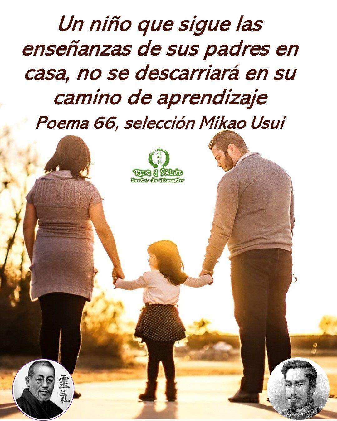 Compañeros de viaje, un gran abrazo de luz. Esta semana comparto el 𝗚𝘆𝗼𝘀𝗲𝗶, 𝗣𝗼𝗲𝘀í𝗮 𝗱𝗲𝗹 𝗘𝗺𝗽𝗲𝗿𝗮𝗱𝗼𝗿 𝗱𝗲 𝗠𝗲𝗶𝗷𝗶 𝗡𝗼 66, de la selección de 𝗠𝗶𝗸𝗮𝗼 𝗨𝘀𝘂𝗶. Que lo disfruten:Es importante mencionar que la traducción en español es una interpretación desde el idioma original (Japonés), lo que dificulta mantener las reglas gramaticales y pausas del idioma original.Que lo disfruten:𝑬𝒔𝒑𝒂ñ𝒐𝒍:Un niño que sigue las enseñanzas de sus padres en casa, no se descarriará en su camino de aprendizaje.𝑰𝒏𝒕𝒆𝒓𝒑𝒓𝒆𝒕𝒂𝒄𝒊ó𝒏 sensi Doi Hiroshi :Los niños, por naturaleza, son de espíritu libre. Por eso, si se les mima demasiado, resulta difícil educarlos más adelante. Desde pequeño, es necesario educarlos correctamente teniendo en cuenta la propia personalidad de cada uno. Un niño bien disciplinado en casa y que sigue las enseñanzas de sus padres, será siempre diligente y no se perderá ni la escuela ni en la sociedad.𝑱𝒂𝒑𝒐𝒏é𝒔:たらちねのおやのをしへを守る子は学びのみちも まどはざるらむTarachinenoOyano oshiewo mamorukohaManabino michimo madowa zaruranTe invitamos a leerlo, leer la interpretación propuesta y sacar además tus propias reflexiones o interpretación.Una bella reflexión que los invito hacer desde la paz.️ Feliz viaje de auto descubrimiento y despertarSi te gusta la publicación Compártela, Etiqueta a Otros, Gracias, gracias graciasCasa Reiki y Salud, una caricia para el alma, ampliando el circulo de luz, promoviendo una vida de salud y felicidad.Gracias, gracias, gracias, Námaste, @dinopieriniSi te interesa leer otros poemas te invito a visitar🌐 WEB: www.gReiki.com#gratitud #consciencia #inspiracion reikimaracaibo #reikizulia #reikivenezuela #reikisalud #emperadormeiji #poemasreiki #poemasmeiji #poemasemperadormeiji #gyoseimeiji