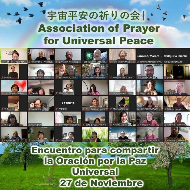 Un maravilloso encuentro con la Association of Prayer for Universal Peace, Oración por la Paz…